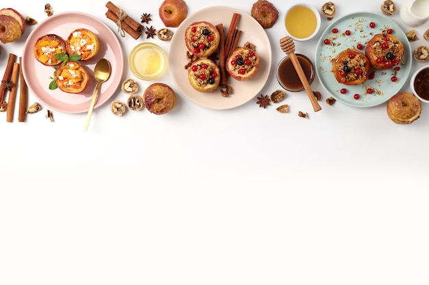 selection of dishes on table